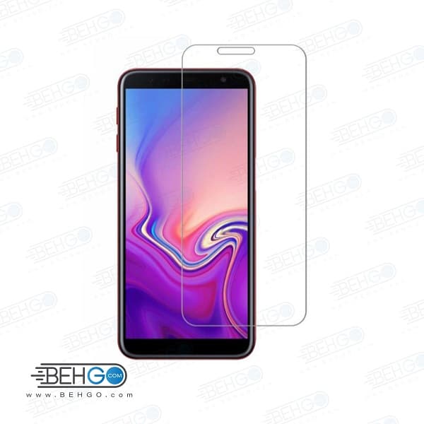 گلس گوشی سامسونگ بی رنگ و شفاف Glass Screen Protector samsung j6