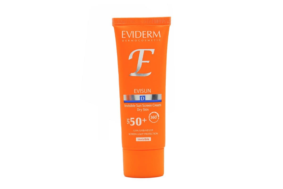 کرم ضد آفتاب پوست خشک اویدرم اوی سان SPF50 بی‌رنگ 40 میل