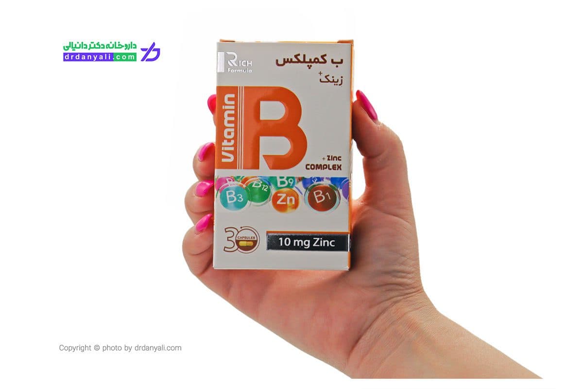 کپسول ب کمپلکس و زینک بهستان 30 عدد — تصویر ۲
