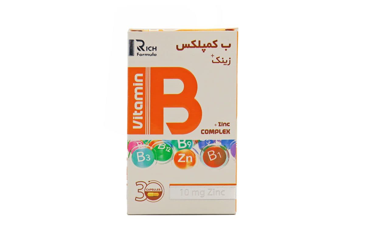 کپسول ب کمپلکس و زینک بهستان 30 عدد