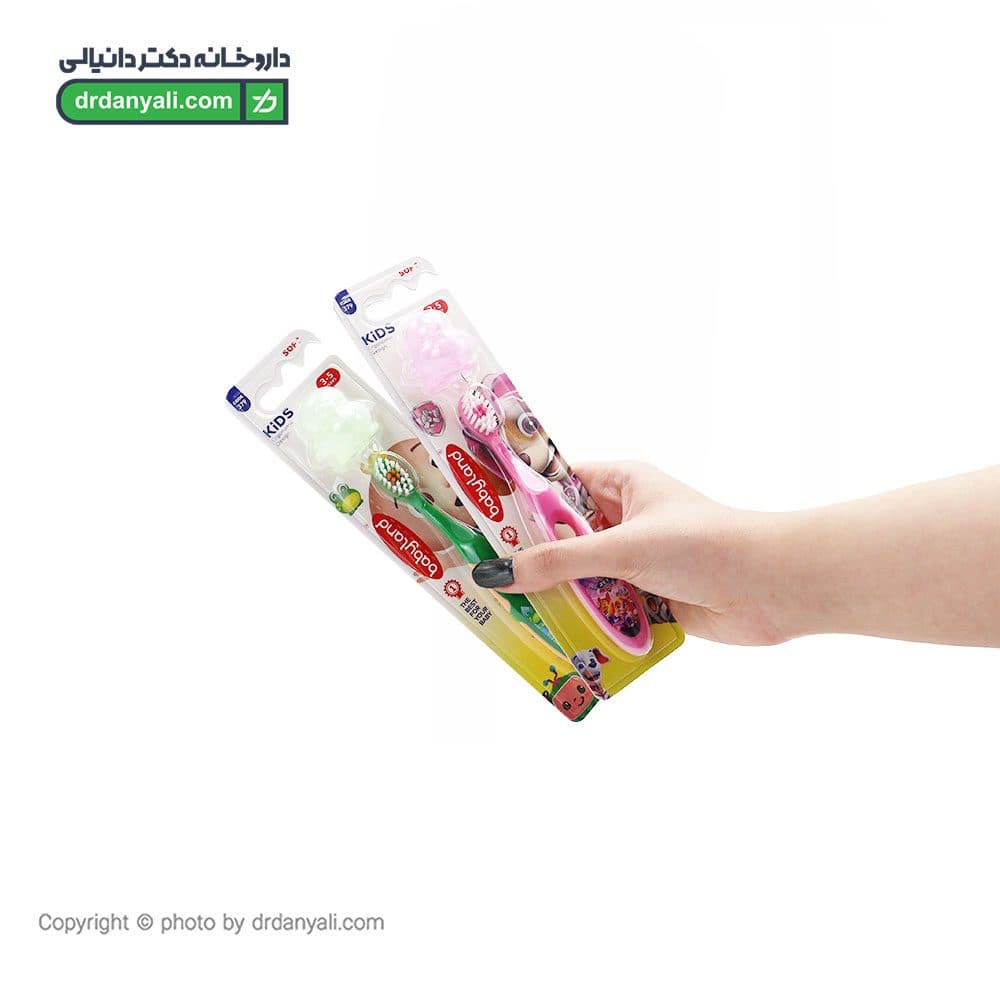 مسواک کودک 379 بی بی لند مناسب 3 تا 5 سال — تصویر ۲