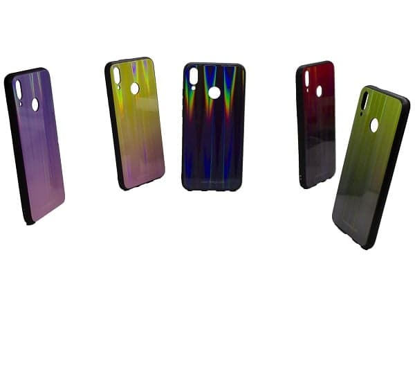 قاب شیائومی نوت 8 تی شیاومی مدل لیزری رنگی گوشی ردمی نوت هشت تی کاور گوشی شیائومی Tempered Glass Laser Case for Xiaomi Redmi Note8t / Note 8T