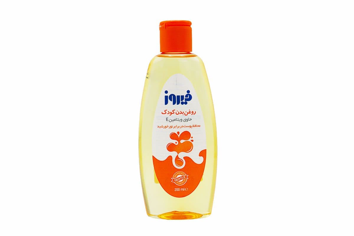 روغن بچه ویتامین e فیروز 200 میل