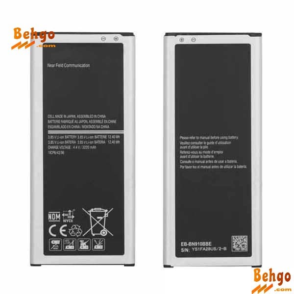 باتری NOTE 4 باتری N910 اورجینال تضمینی باطری N910 مناسب گوشی سامسونگ گلکسی نوت 4 باطری اصل گارانتی دار گوشی Samsung Galaxy Note4 SM-N910 original Battery Galaxy Note 4 — تصویر ۳