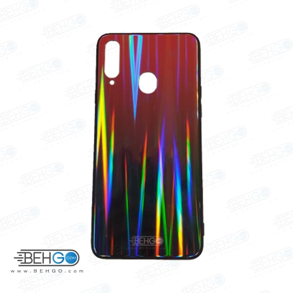 محافظ قاب سامسونگ مدل لیزری رنگی Tempered Glass Laser Case for Samsung A20S Galaxy A20 s — تصویر ۶