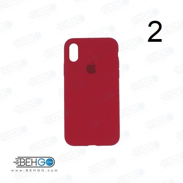 کاور قاب سیلیکونی آیفون زیر بسته Apple IPhone xs Silicone Case x — تصویر ۴