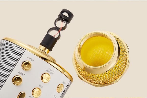 میکروفون اسپیکر بلوتوثی تغییر صدا مدل 858 WS-858 Wireless Microphone Speaker — تصویر ۶