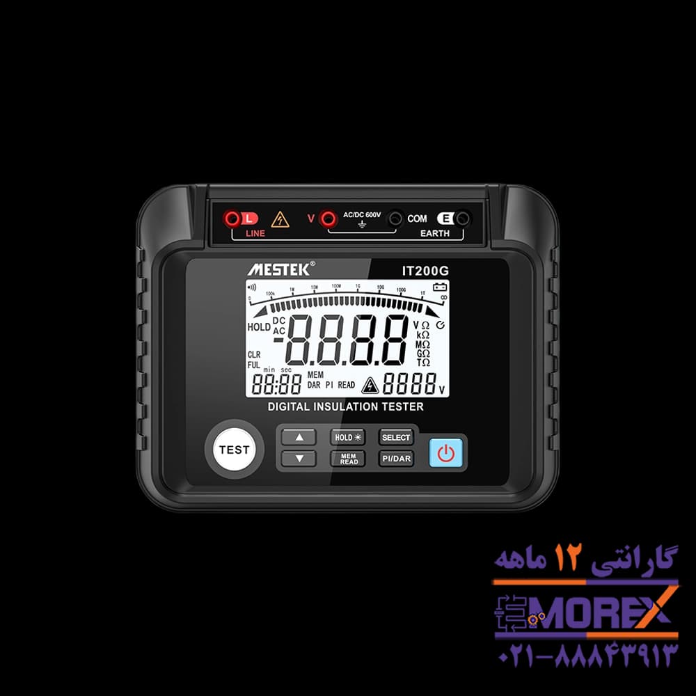 میگر (تستر مقاومت عایق) مستک | MESTEK مدل IT200G
