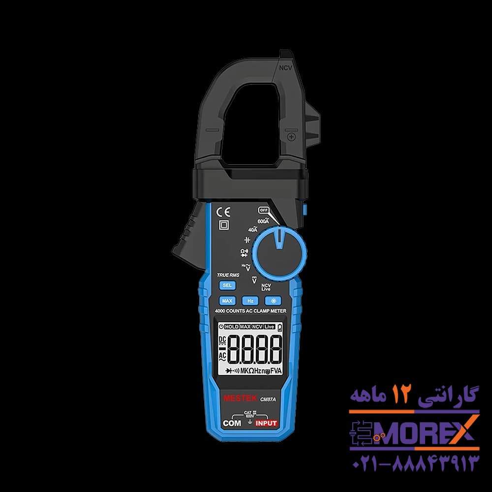 مولتی متر کلمپی دیجیتال مستک | MESTEK مدل CM87A