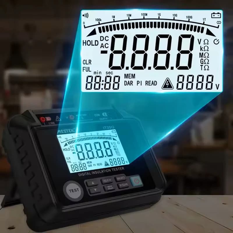 میگر (تستر مقاومت عایق) مستک | MESTEK مدل IT20G — تصویر ۶