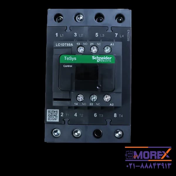 کنتاکتور اشنایدر | SCHNEIDER مدل LC1DT80AE7