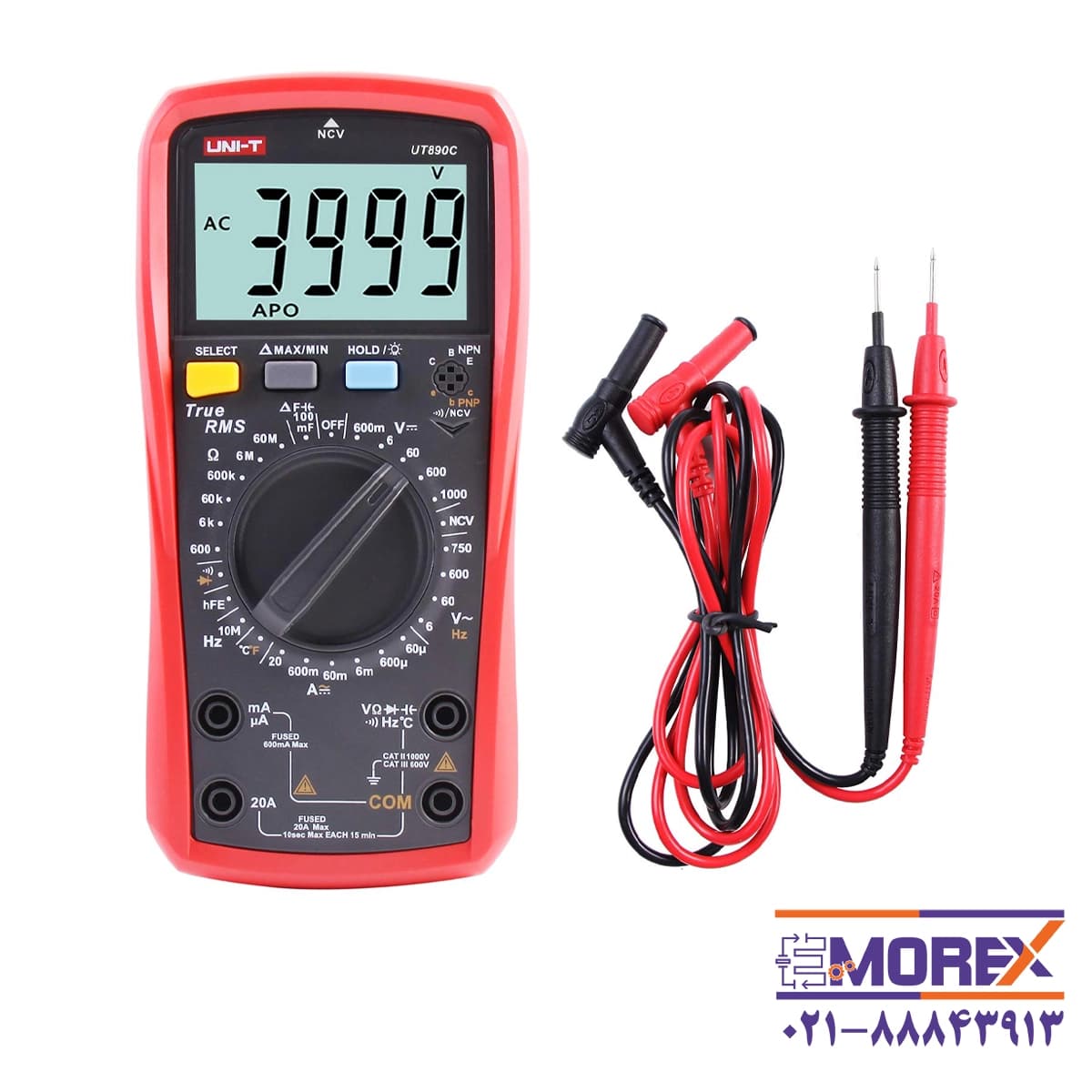 مولتی متر دیجیتال یونی تی | UNI-T مدل UT890C — تصویر ۵