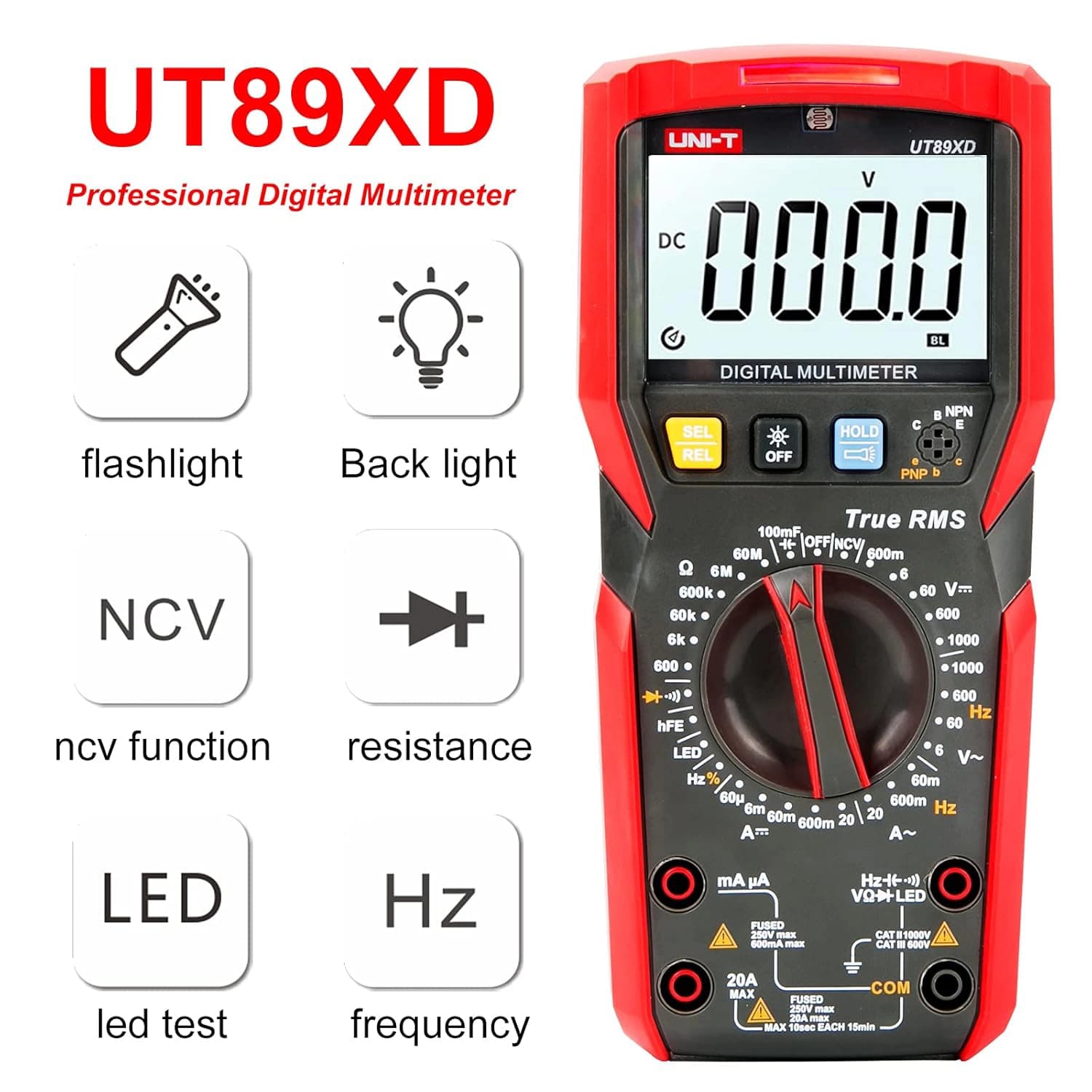 مولتی متر دیجیتال یونی تی | UNI-T مدل UT89XD — تصویر ۶