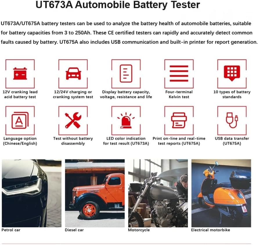 تستر باتری یونی تی | UNI-T مدل UT673A — تصویر ۳