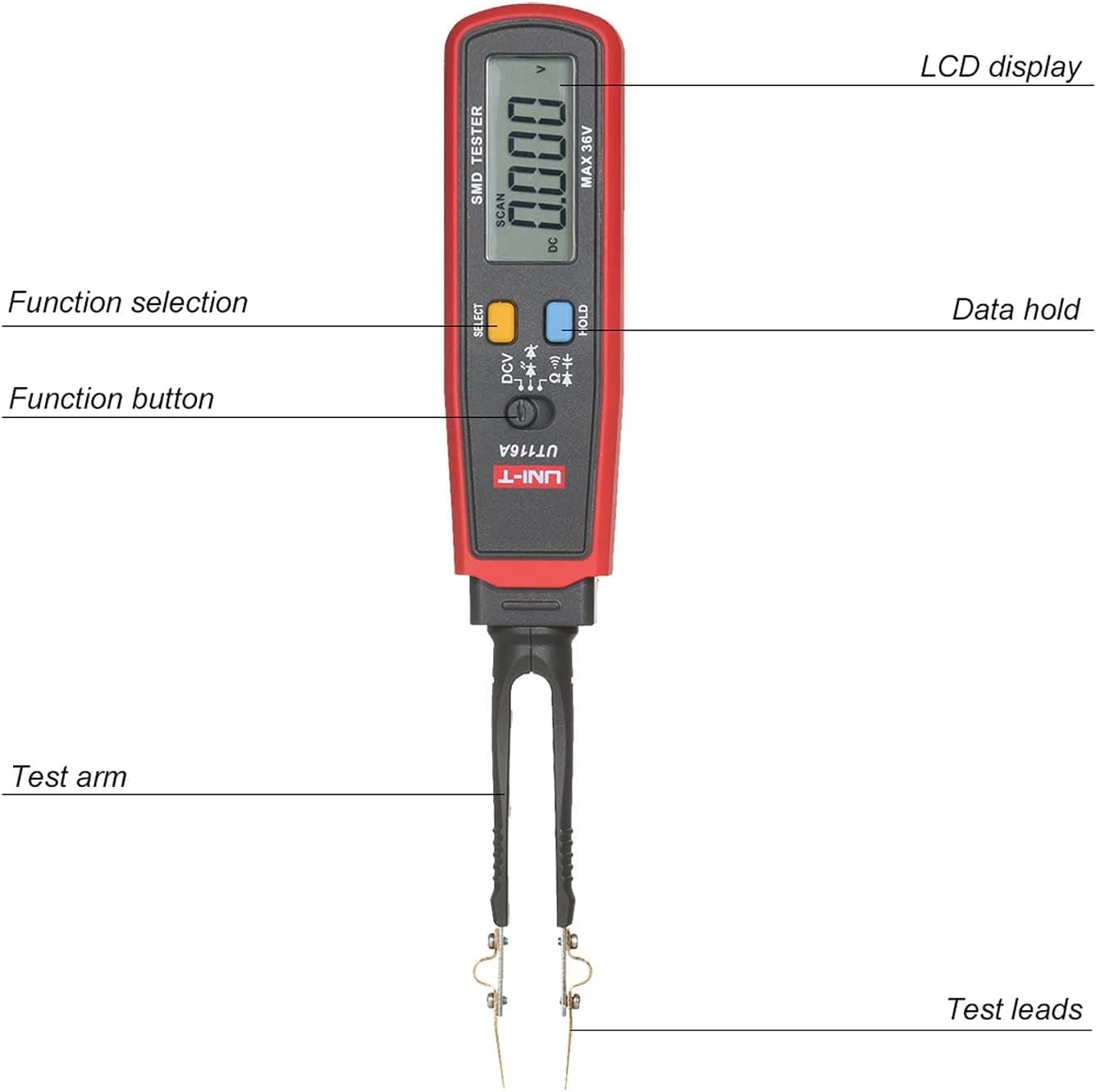 تستر SMD یونی تی | UNI-T مدل UT116A — تصویر ۷