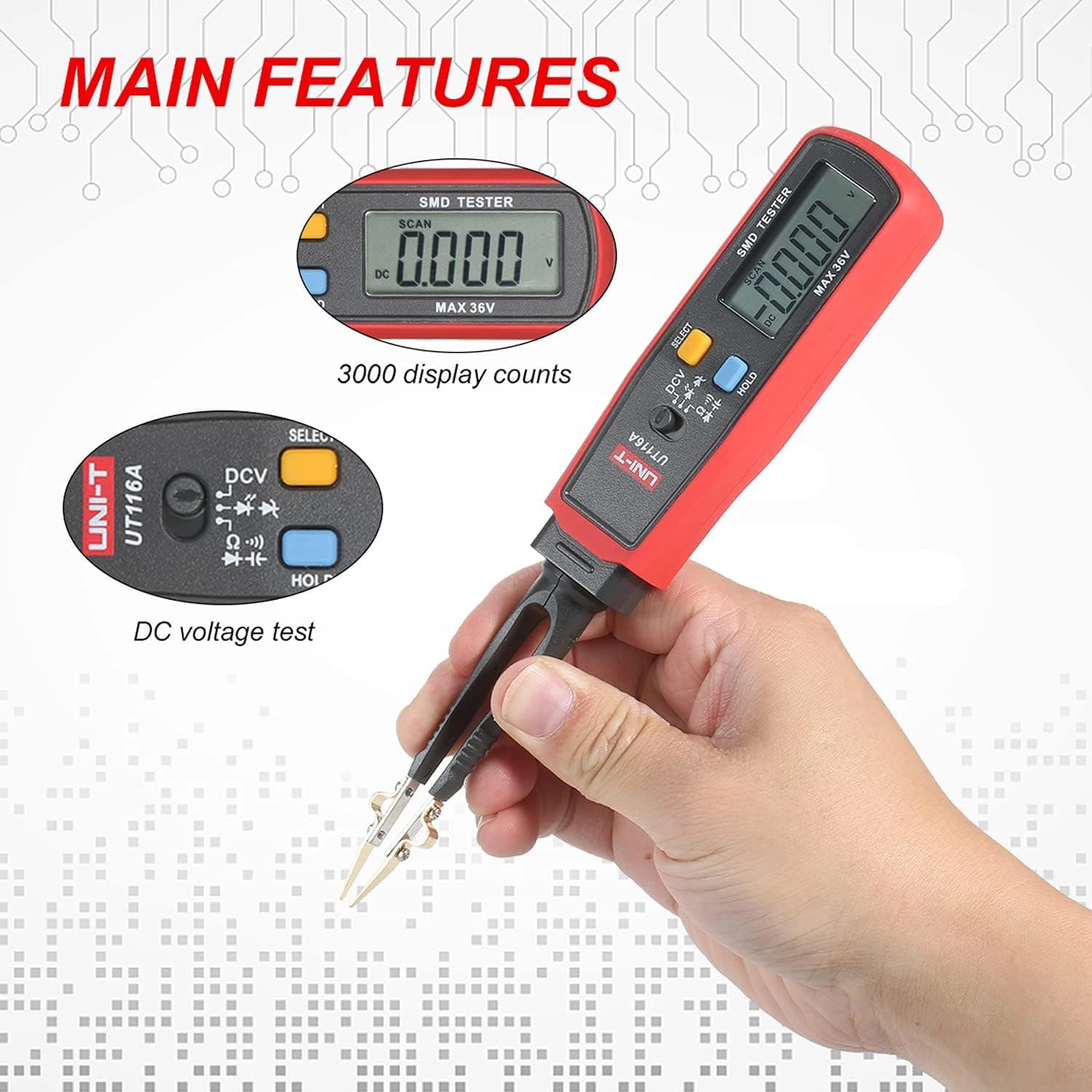 تستر SMD یونی تی | UNI-T مدل UT116A — تصویر ۸