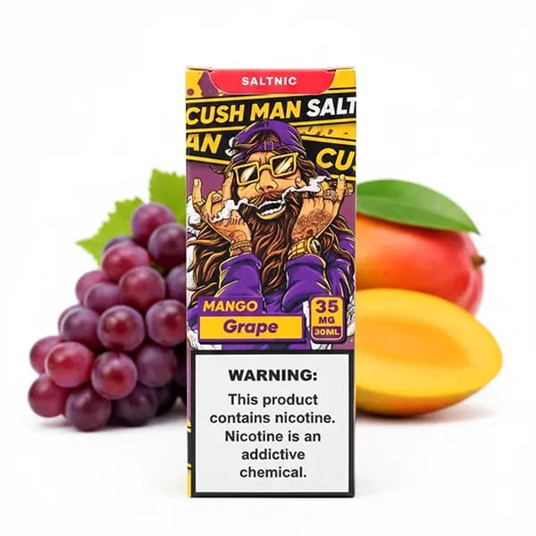 سالت نستی کاشمن انبه انگور یخ NASTY CUSHMAN MANGO GRAPE