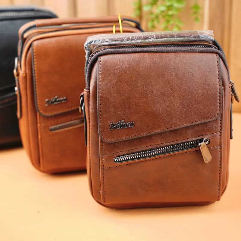 کیف دوشی کوچک لب کج مردانه 21-27 — تصویر ۲