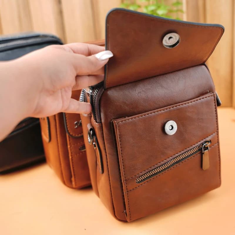 کیف دوشی کوچک لب کج مردانه 21-27 — تصویر ۶