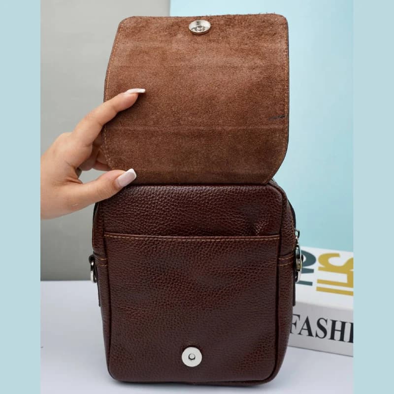 کیف دوشی متوسط شرانگ چرم 5-264 — تصویر ۳