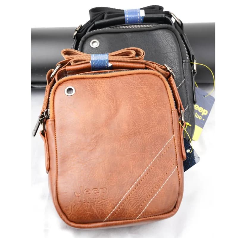 کیف دوشی متوسط دوختی مردانه 13-271