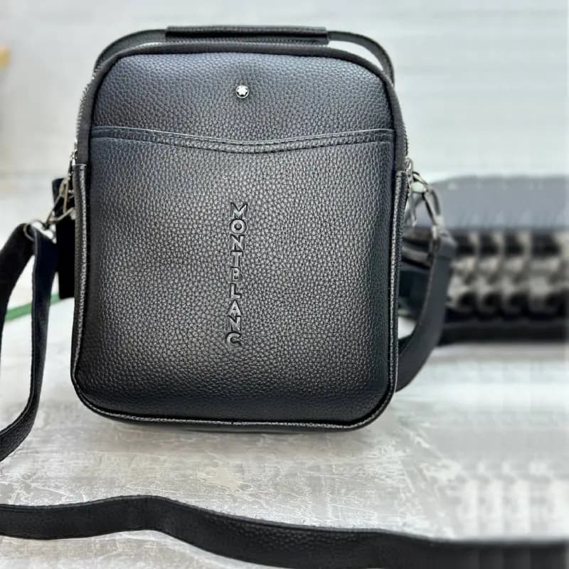 کیف دوشی مردانه MONT BLANC مشکی 102-133