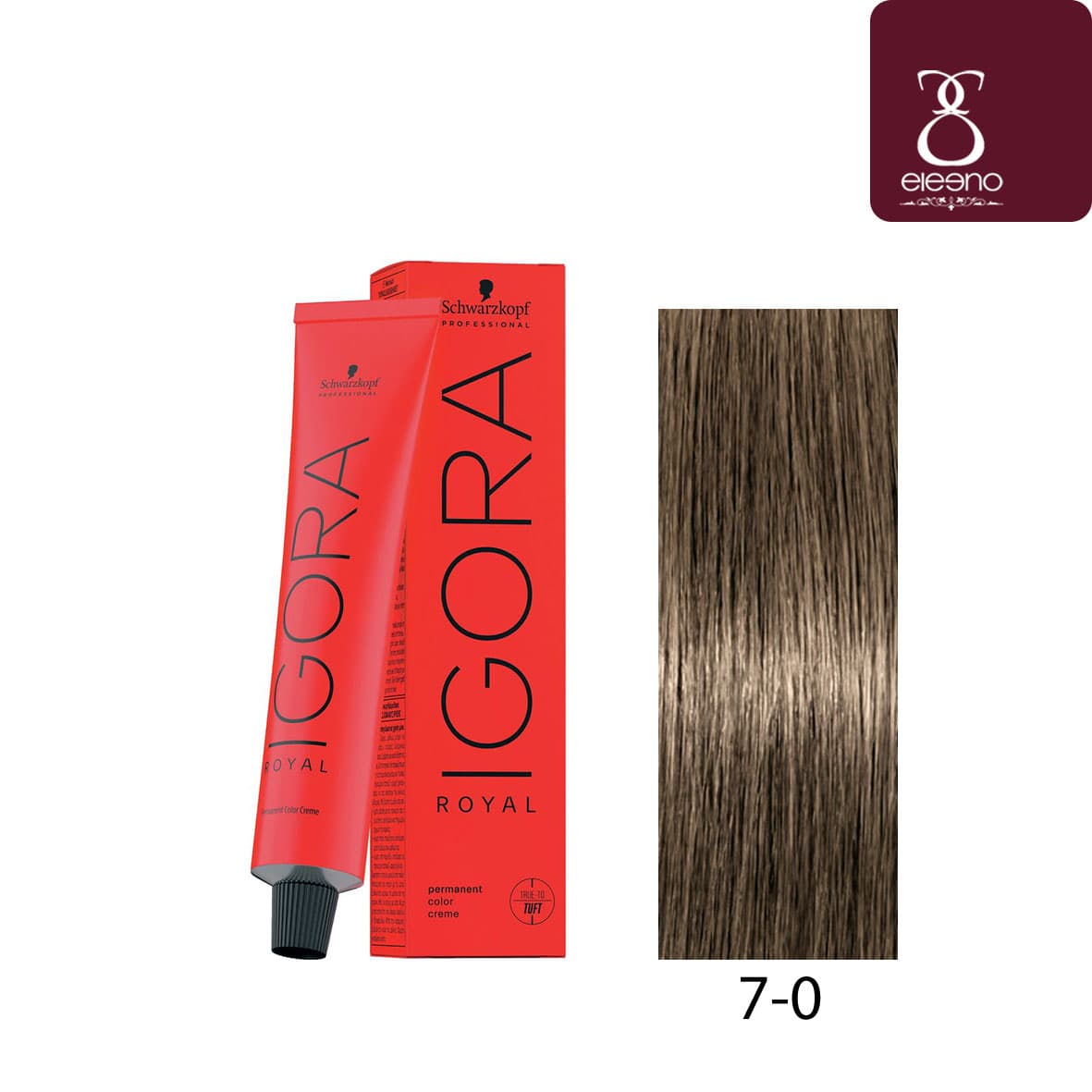 رنگ موی بلوند طبیعی متوسط ایگورا 7.0 رویال Igora Royal 7-0