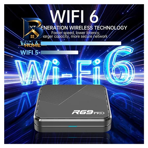 اندرویدباکس مدل R۶۹ PRO ۴/۳۲GB اصل