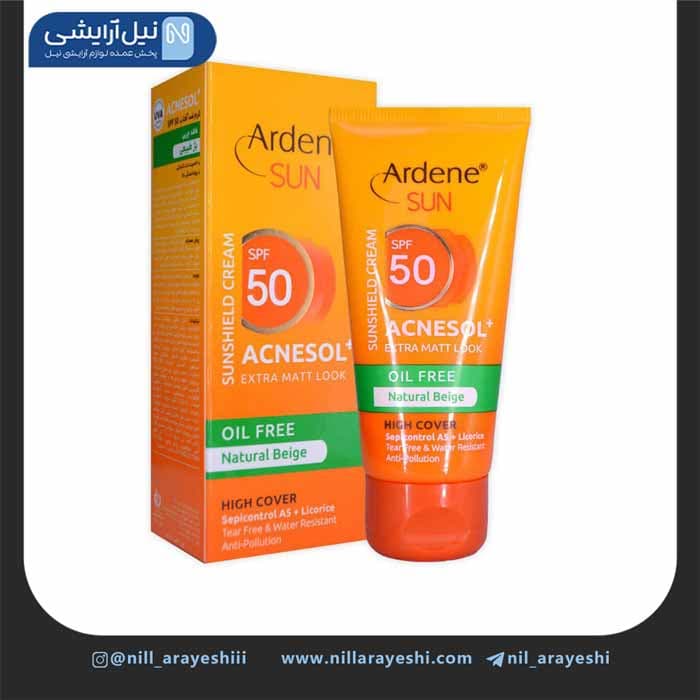 کرم ضد آفتاب فاقد چربی آردن سان spf50 — تصویر ۳