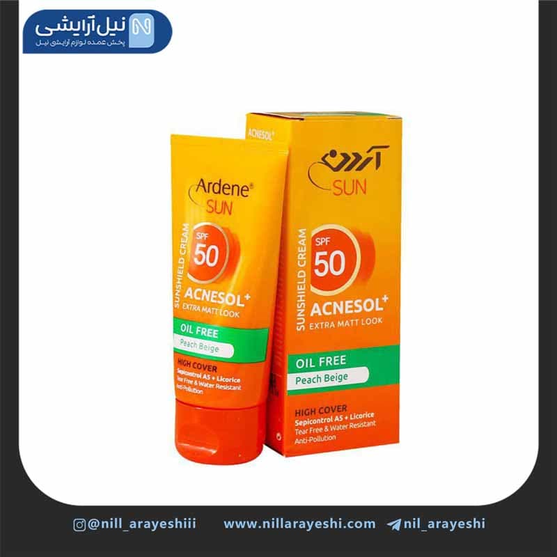کرم ضد آفتاب فاقد چربی آردن سان spf50