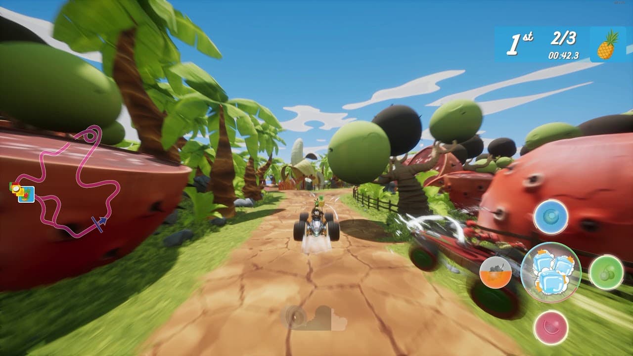 بازی All Star Fruit Racing برای PS4 — تصویر ۲