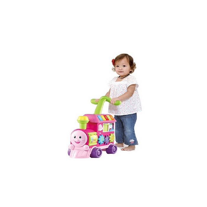اسباب بازی واکر قطار چند کاره وین فان رنگ صورتی WinFun — تصویر ۲