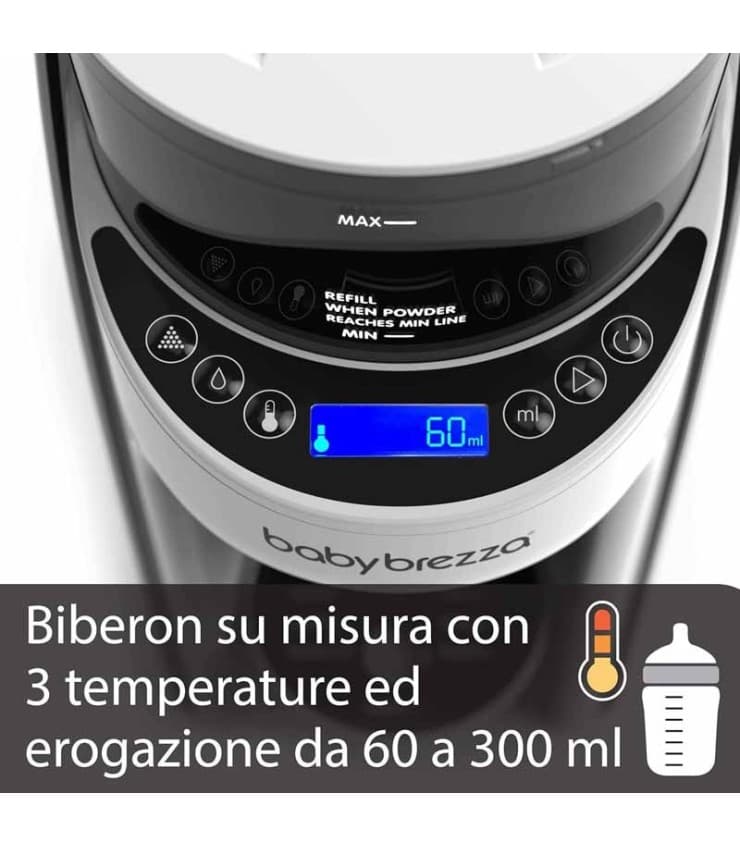 دستگاه شیر ساز بیبی برزا مشکی Baby Brezza formula pro advance — تصویر ۵