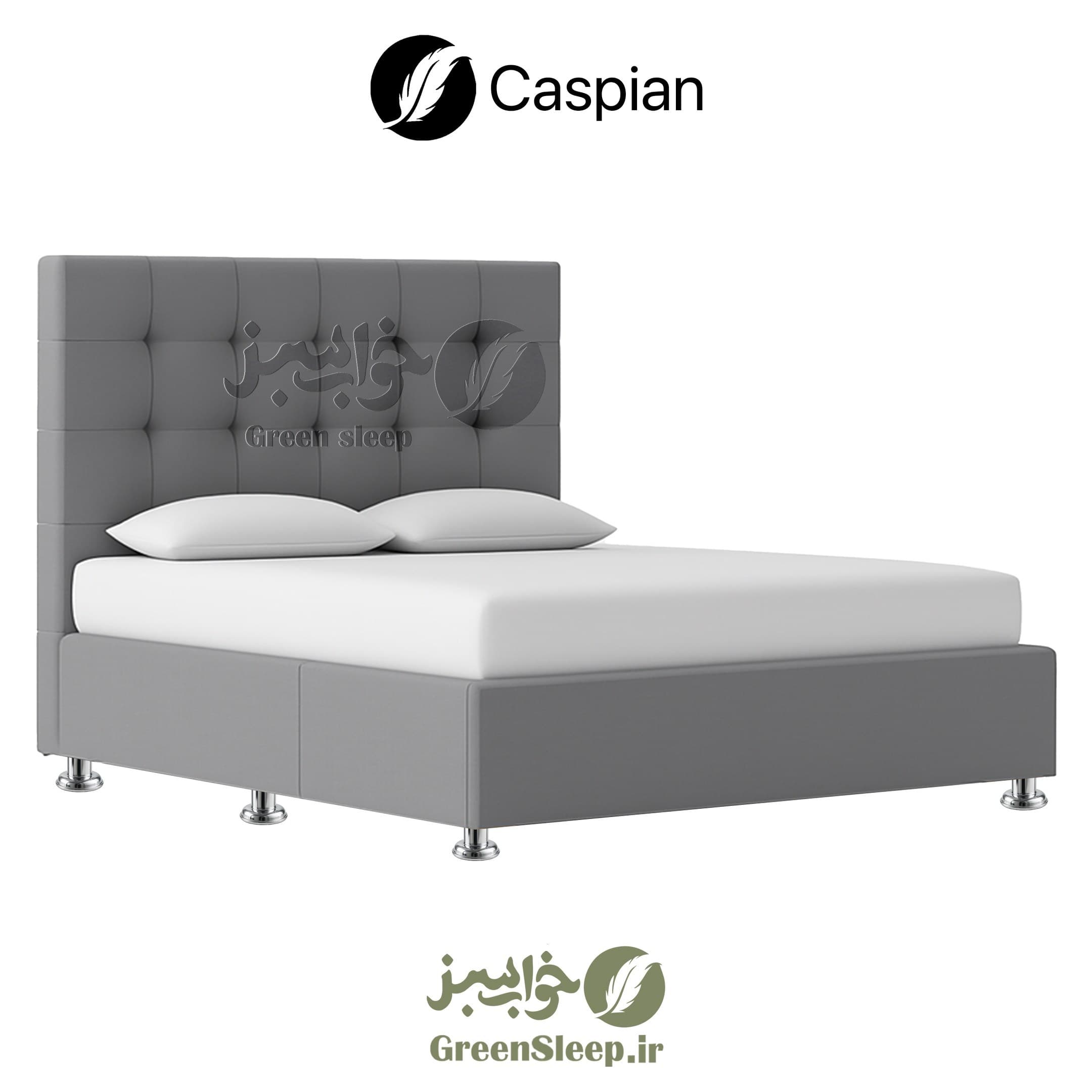 تخت خواب باکس هتلی مدل کاسپین دو نفره 160 در 2 مبلمان فرنا مدل 1140928 — تصویر ۳