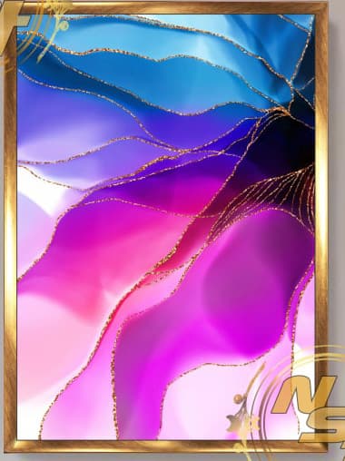 تابلو دکوراتیو طرح گل 3 تکه کد GH213 — تصویر ۳