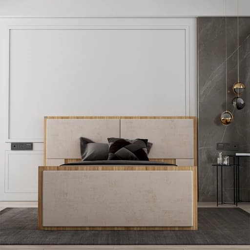 تخت خواب یک نفره مدل FH781 سایز 120×200 سانتی متر مبلمان فرنا مدل 1140876