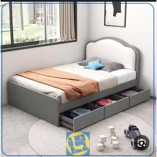 تخت خواب نیلو 200در120 تمام ام دی آف F54 مبلمان فرنا مدل 1140863