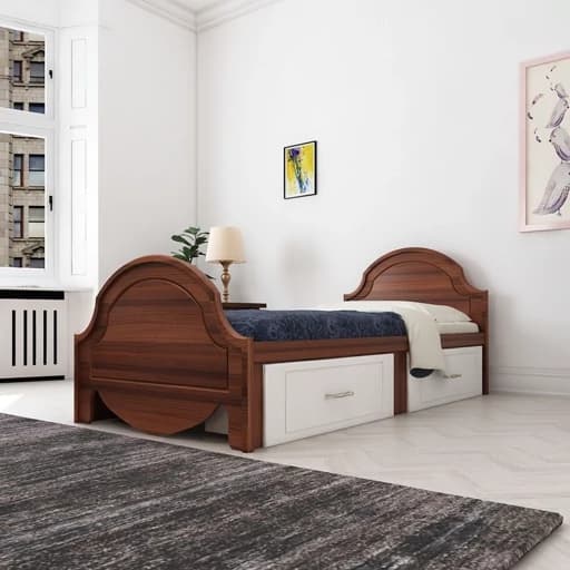 تخت خواب یکنفره مدل FH278 سایز 90×200 سانتی متر مبلمان فرنا مدل 1140856