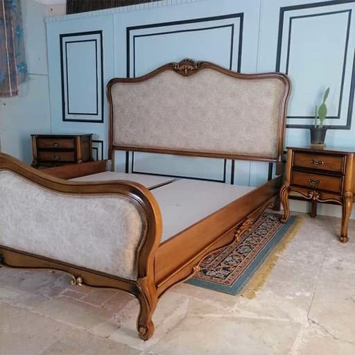 تخت خواب دو نفره کلاسیک کد 112 مبلمان فرنا مدل 1140842