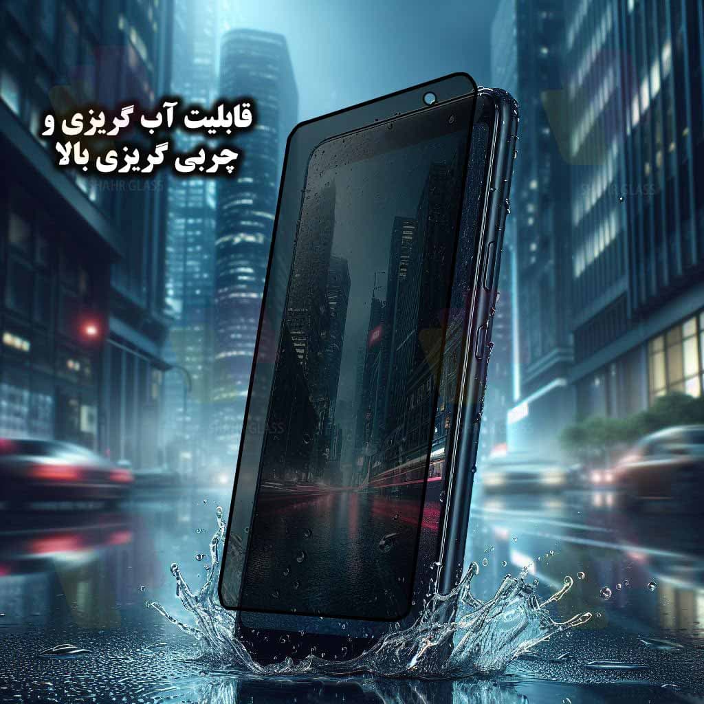 محافظ صفحه نمایش حریم شخصی شهر گلس مدل FULLPRIV مناسب برای گوشی موبایل سامسونگ Galaxy A71 4G / A71 5G / A72 / A73 5G / M54 5G / F54 5G / M53 / M52 5G / M51 / M62 / F62 — تصویر ۴