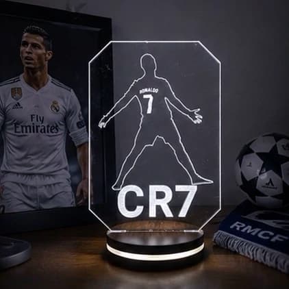 بالبینگ چراغ خواب سه بعدی کریس رونالدو CR7 مبلمان فرنا مدل 1148755