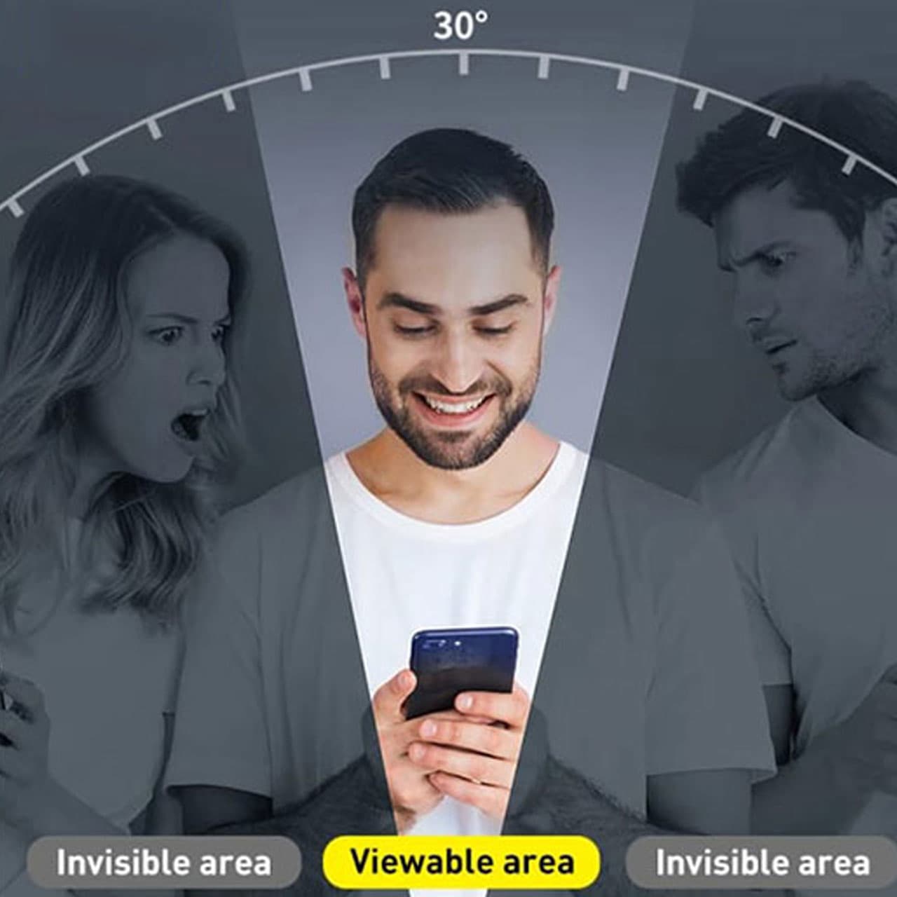 محافظ صفحه نمایش حریم شخصی هورس مدل PFH مناسب برای گوشی موبایل اپل iPhone 13 — تصویر ۴
