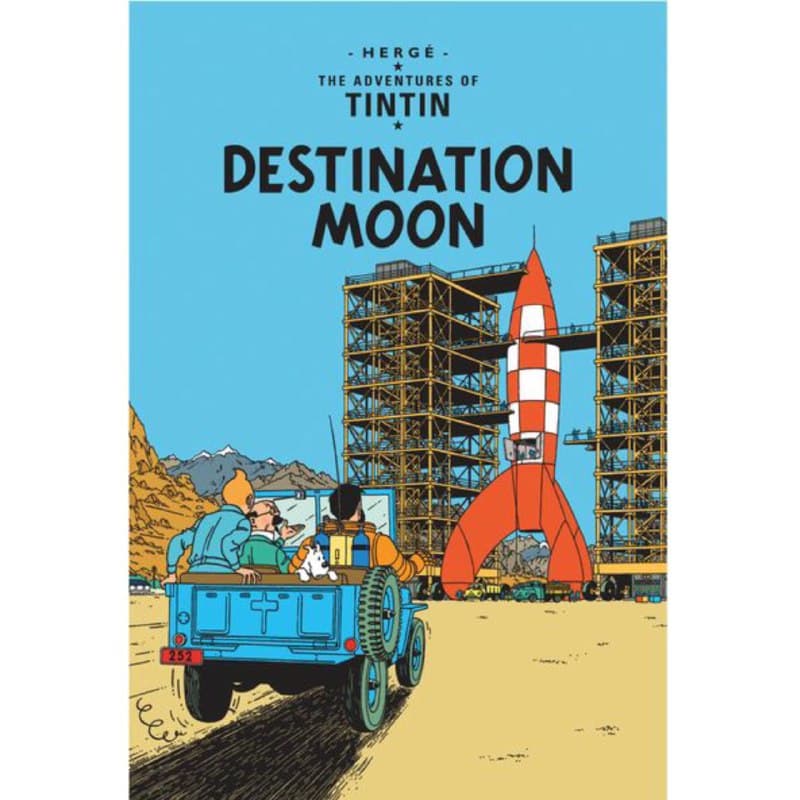 کتاب ماجراهای تن تن The Adventures of TinTin Destination Moon