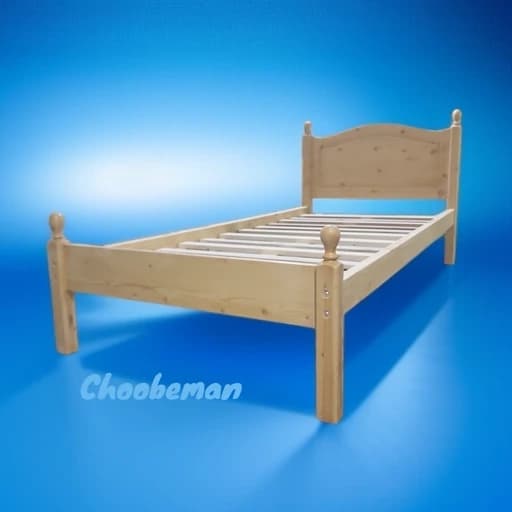 تخت خواب تمام چوب کلاسیک یک نفره مناسب تشک 100-200 مبلمان فرنا مدل 1140812