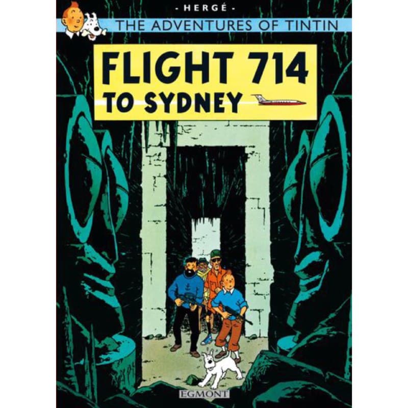 کتاب ماجراهای تن تن The Adventures of TinTin Flight 714 To Sydney
