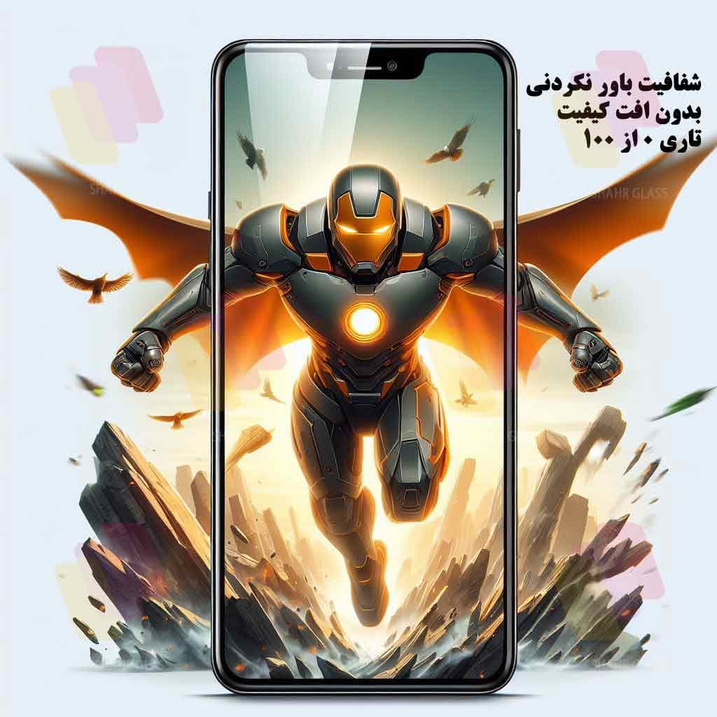 محافظ صفحه نمایش شهر گلس مدل SUPRDS مناسب برای گوشی موبایل اپل iPhone 16 — تصویر ۵