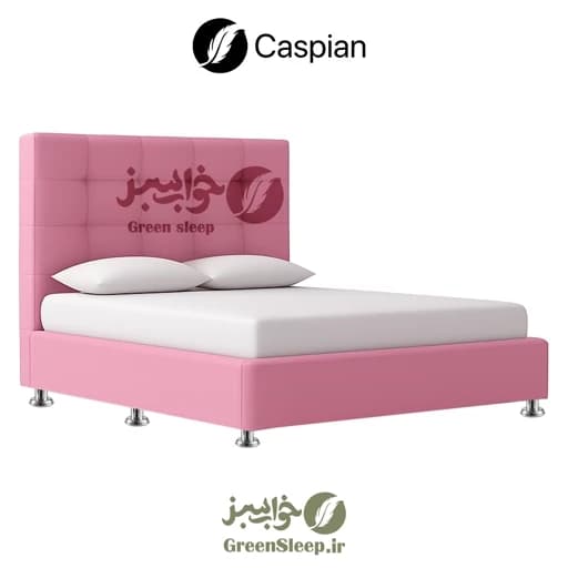 تخت خواب باکس هتلی مدل کاسپین یک نفره 90 در 2 مبلمان فرنا مدل 1140752