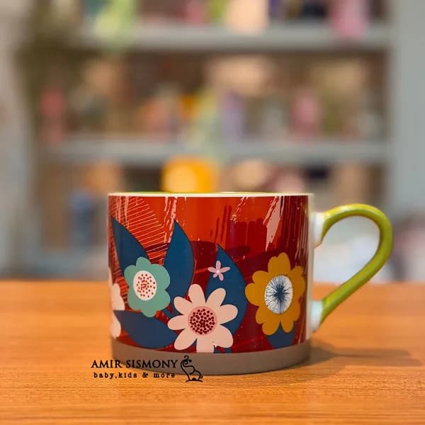 ماگ گلدار دخترانه بزرگ — تصویر ۴
