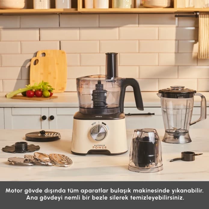 ربات غذاساز 10 کاره کاراجا Mastermaid کرم — تصویر ۸
