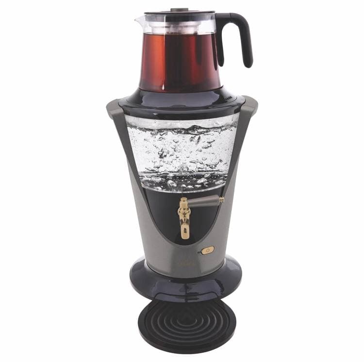 سماور برقی کاراجا مدل Retro Led خاکستری